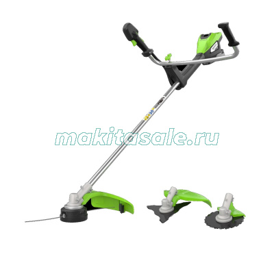 Триммер аккумуляторный Greenworks TB201H, 82V, с 1хАКБ 5 Ач и ЗУ