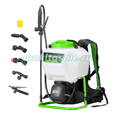 Опрыскиватель аккумуляторный Greenworks G24BPSII, 24V, c 1хАКБ 2Ач и ЗУ