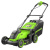 Газонокосилка аккумуляторная Greenworks GD40LM411, 40V, 41 см, без АКБ и ЗУ