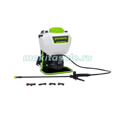 Опрыскиватель аккумуляторный Greenworks G24BPSII, 24V, c 1хАКБ 2Ач и ЗУ