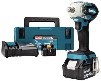 Аккумуляторный ударный гайковёрт Makita DTW300RTJ