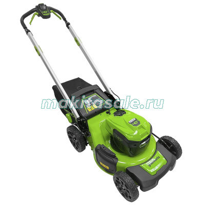 Газонокосилка аккумуляторная Greenworks GD40LM48SP, 40V, 48 см, с АКБ 4АЧ и ЗУ