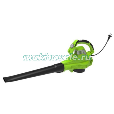 Воздуходувка-пылесос садовый электрический Greenworks BL3000, 220 В, 3000 Вт