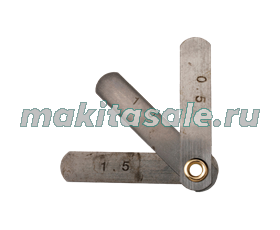 Набор щупов для правильной установки расстояния между ножами Makita 762013-6