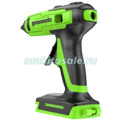 Пистолет клеевой аккумуляторный Greenworks G24GLG, 24V, 11 мм, без АКБ и ЗУ.