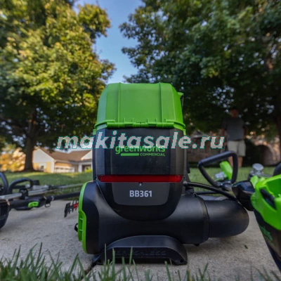 Воздуходув аккумуляторный ранцевый Greenworks GD82BP2, 82V