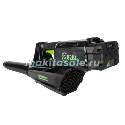 Воздуходув аккумуляторный Greenworks GC82BLK5, 82V, с 1хАКБ 5 А.ч. и ЗУ