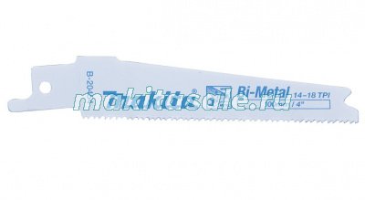 Пилка для сабельной пилы Makita B-20454 14-18 зуб, длина 100мм, 5шт
