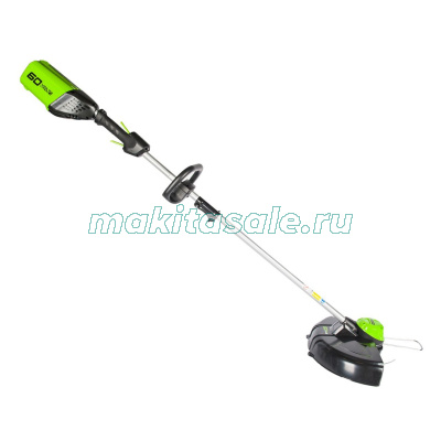 Триммер аккумуляторный Greenworks GD60LT, 60V, 40 см, c АКБ 4АЧ и ЗУ
