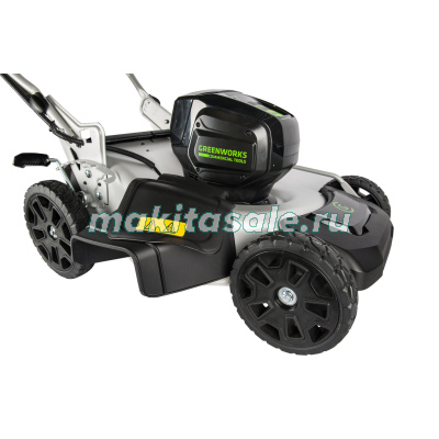 Газонокосилка аккумуляторная Greenworks GC82LM46K5, 82V, 46 см, с 1хАКБ 5 А.ч. и ЗУ