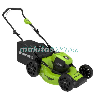 Газонокосилка аккумуляторная Greenworks GD40LM46HP