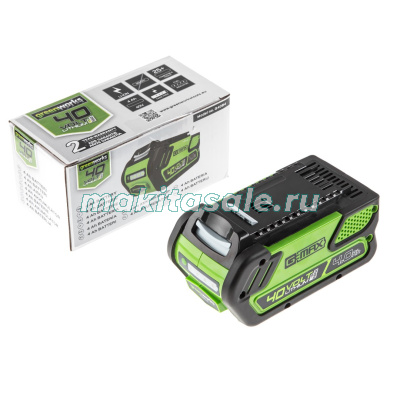 Газонокосилка аккумуляторная Greenworks , 40V, G40LM41K4,  40 см, c 1хАКБ 4 А.ч и ЗУ