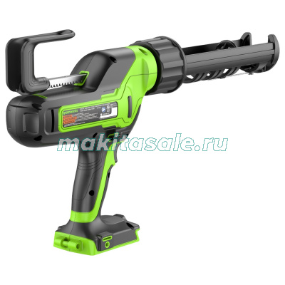 Пистолет для герметиков аккумуляторный Greenworks G24CAU, 24V, c 1хАКБ 2Ач и ЗУ