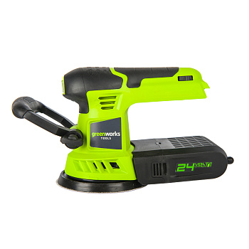 Шлифовальная машина, аккумуляторная Greenworks 24V G24ROS без АКБ и ЗУ