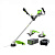 Триммер аккумуляторный Greenworks TB201H, 82V, 2,0 кВт, 46 см, c трехлопастным ножом и кусторезом, бесщеточный, с 1хАКБ 8 Ач и ЗУ