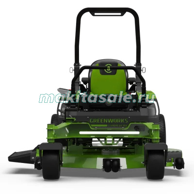 Райдер садовый аккумуляторный с нулевым радиусом разворота Greenworks ZTC152, 82V, 152 см, с АКБ 24 кВтч