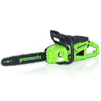 Цепная пила аккумуляторная Greenworks GD40CS20XK4 2008807UB, 40V, 40 см, 2000 Вт, бесщеточная,   c 1хАКБ 4 Ач И ЗУ