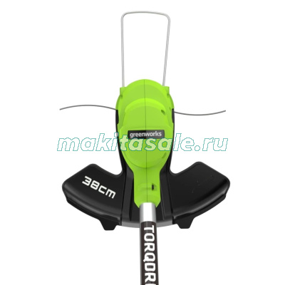 Триммер аккумуляторный Greenworks GD40LT, 40V, 38 см, с 1хАКБ 4 Ач и ЗУ