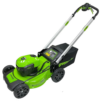 Газонокосилка аккумуляторная Greenworks GD40LM48SP, 40V, 48 см, с АКБ 4АЧ и ЗУ