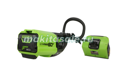 Снегоуборщик аккумуляторный Greenworks GD60SS, 60V, 30 см, бесщеточный, c АКБ 4АЧ и ЗУ