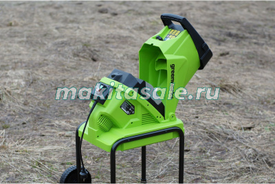 Измельчитель с ящиком Greenworks GACSB 2500W