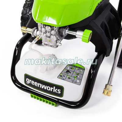 Мойка высокого давления электрическая Greenworks, 1800 Вт, 140 бар