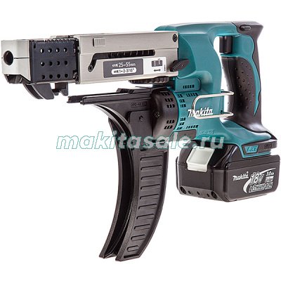 Аккумуляторный магазинный шуруповерт Makita DFR550RFE