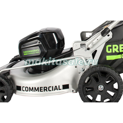 Газонокосилка аккумуляторная Greenworks GC82LM46K5, 82V, 46 см, с 1хАКБ 5 А.ч. и ЗУ