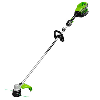 Триммер аккумуляторный Greenworks ST121, 82V, 1,2кВт, 40 см, бесщеточный, с 1хАКБ 5 Ач и ЗУ