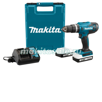 Аккумуляторная ударная дрель-шуруповерт Makita HP488D002