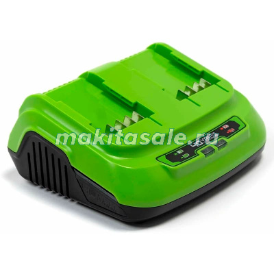 Быстрое зарядное устройство на 2 слота Greenworks G40UC8,40V