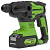 Перфоратор аккумуляторный бесщеточный Greenworks GD24SDS2 2 ДЖ, 24V, с АБ 4 А.ч и ЗУ