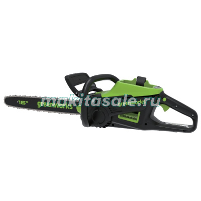 Цепная пила аккумуляторная Greenworks GD60CS25 2008907, 60V, 40 см, бесщеточная, 2500 Вт, без АКБ и ЗУ