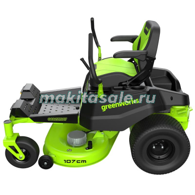 Райдер аккумуляторный с нулевым радиусом разворота Greenworks GC82ZT107, 82V, без АКБ и ЗУ