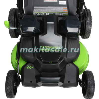 Газонокосилка аккумуляторная Greenworks TwinForce, 82V, 61 см, самоходная, бесщеточная, без АКБ и ЗУ