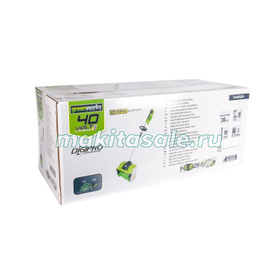 Снегоуборщик аккумуляторный Greenworks GD40SSK4 40V с 1хАКБ 4 А.ч и ЗУ