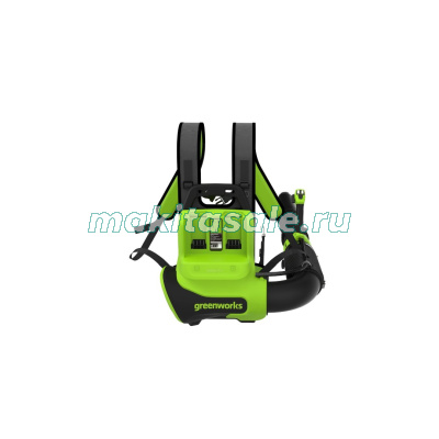 Ранцевая воздуходувка аккумуляторная Greenworks GD40BPG2, 40V, бесщеточная, с 1хАКБ 4 Ач и ЗУ
