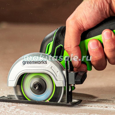 Субкомпактная многофункциональная отрезная машина Greenworks GD24UCS, 24V, 76 мм