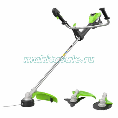 Триммер аккумуляторный Greenworks TB201H, 82V, с АКБ 5 Ач и ЗУ
