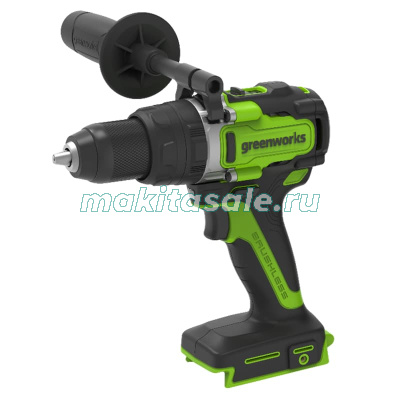 Дрель-шуруповерт ударная аккумуляторная Greenworks GD24DD140 3707607,  24V, 140 Нм, бесщеточная, без АКБ и ЗУ