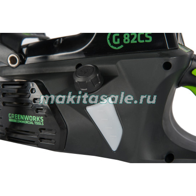 Цепная пила аккумуляторная Greenworks GС82CSK25, 82V, с 1хАКБ 2.5 А.ч. и ЗУ