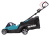 Аккумуляторная газонокосилка XGT Makita LM004GM103