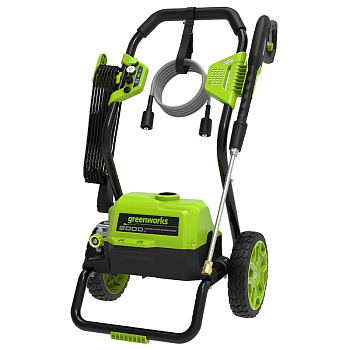 Мойка высокого давления электрическая Greenworks  GPW2000II, 1800 Вт