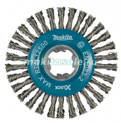 Щетка проволочная дисковая X-lock Makita D-73411