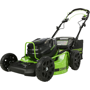 Газонокосилка аккумуляторная Greenworks GC82LM51SP2 без АКБ и ЗУ, 82V, 51 см, бесщеточный двигатель