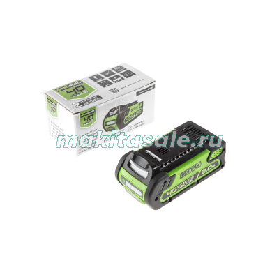 Цепная пила аккумуляторная Greenworks G40CS30, 40V, 30 см, с 1хАКБ 2 А.ч и ЗУ