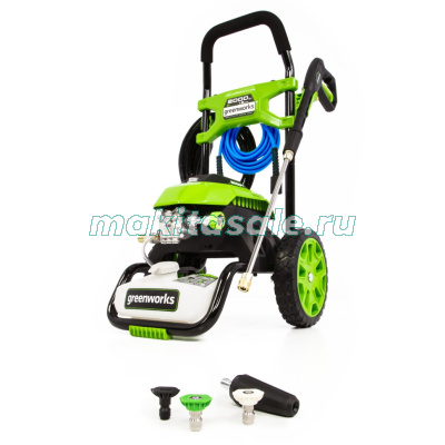 Мойка высокого давления электрическая Greenworks, 1800 Вт, 140 бар