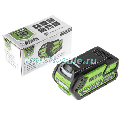 Садовая тележка самоходная Greenworks G40GCK4, 40V, 106 л, с 1хАКБ 4 А.ч и ЗУ