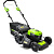 Газонокосилка аккумуляторная Greenworks GD40LM46SP, 40V, 46см, самоходная, c 1хАКБ 8 Ач и ЗУ