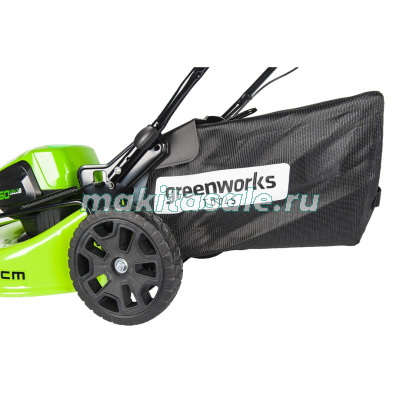 Газонокосилка аккумуляторная Greenworks GD60LM46HPK4, 60V, 46 см, с 1хАКБ 4 А.ч. и ЗУ